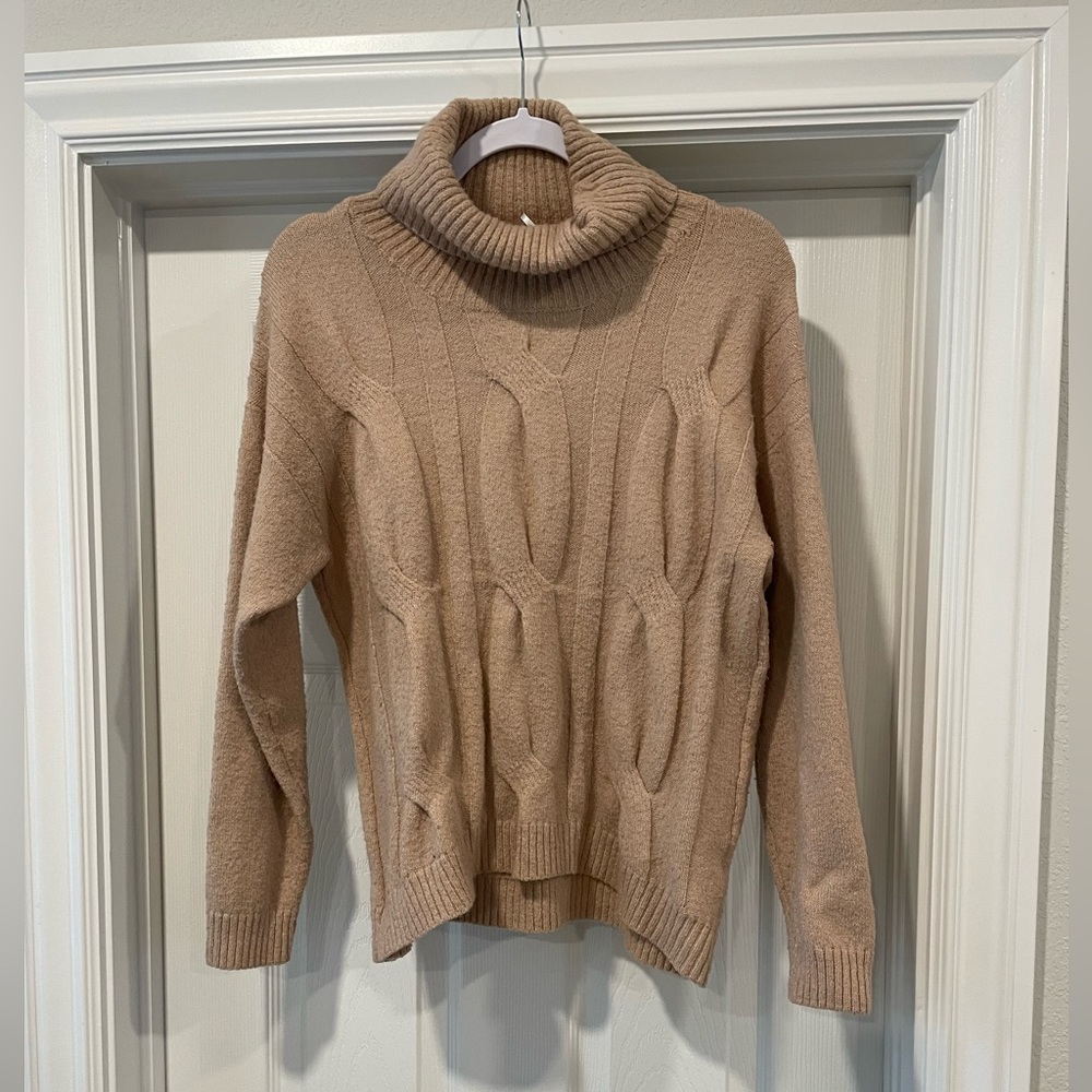 Tan Sweater - Size Large!
